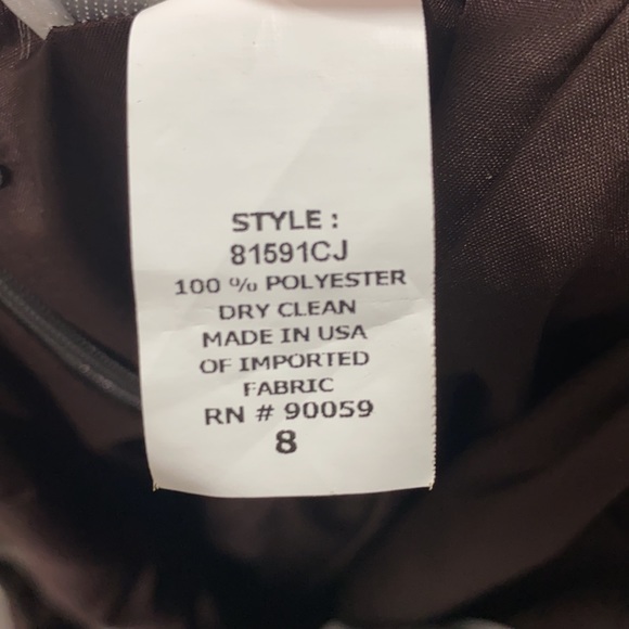 David's Bridal Sleeveless Short Bridesmaid Dress - Picture 6 of 8